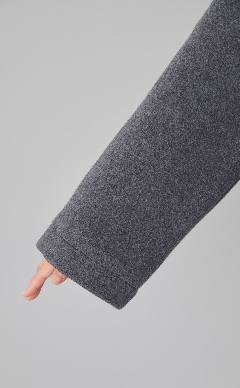 ウールミドルPコート