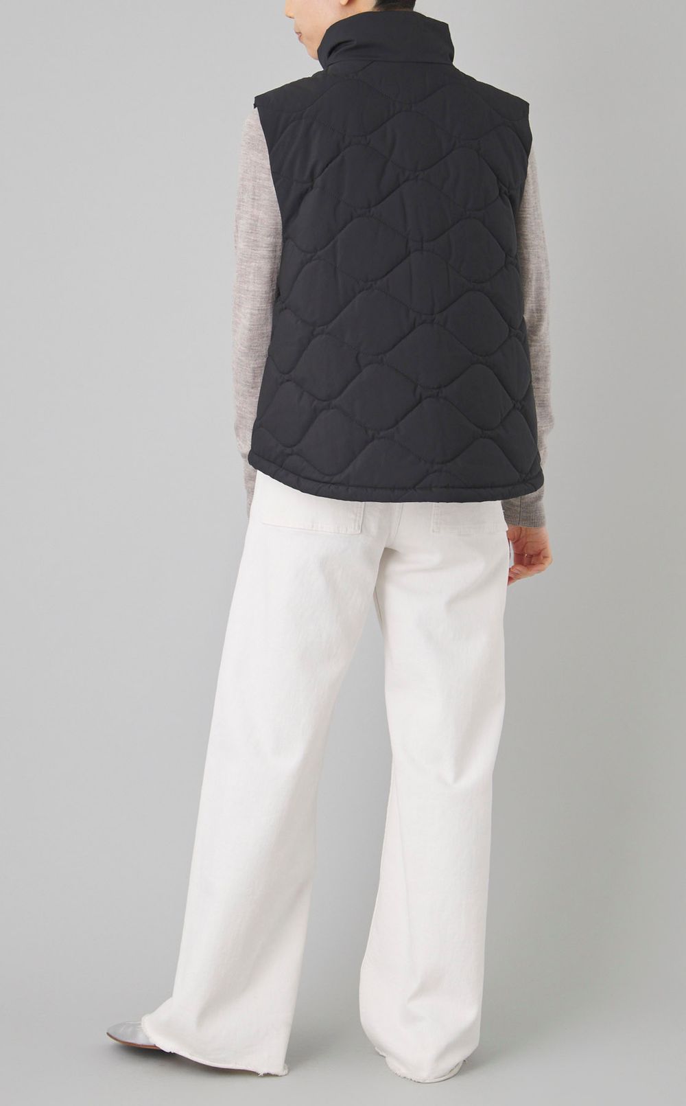 キルティングパディングベスト