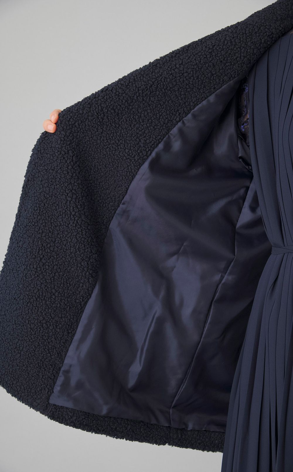 セーラーカラーテディコート