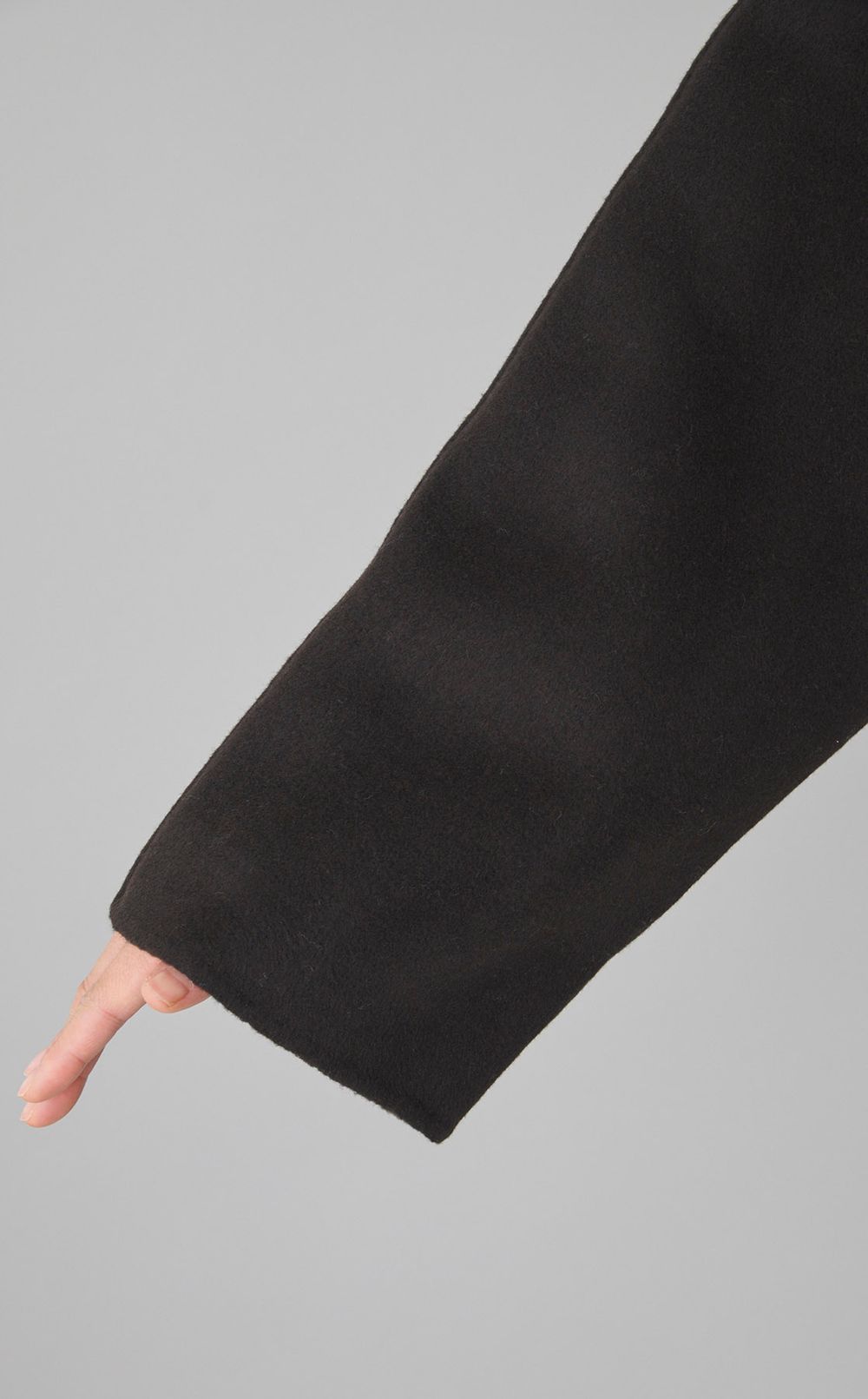 ビッグカラーミディ丈コート