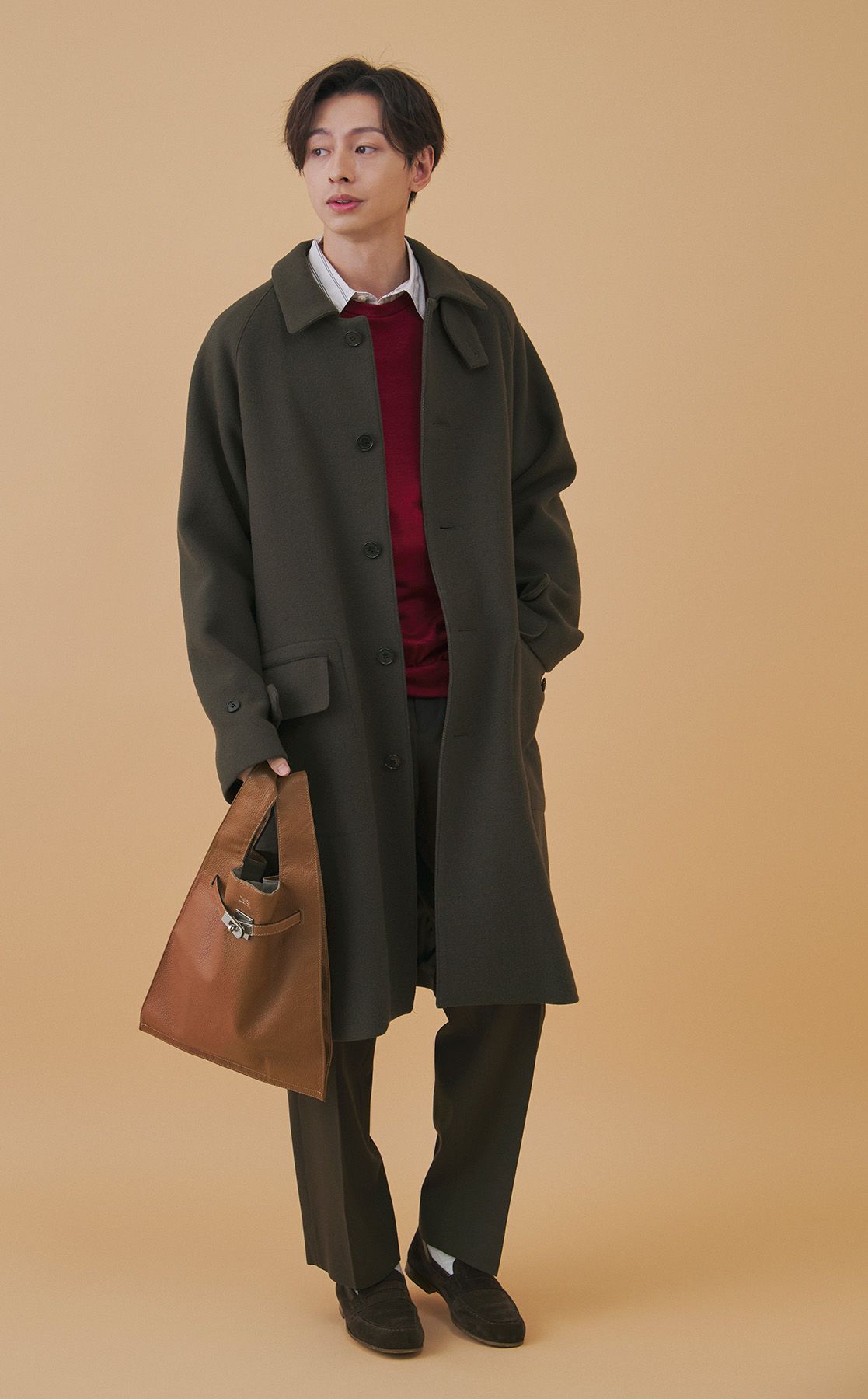 Traditional Weatherwear｜ウールメルトンバルカラーコート