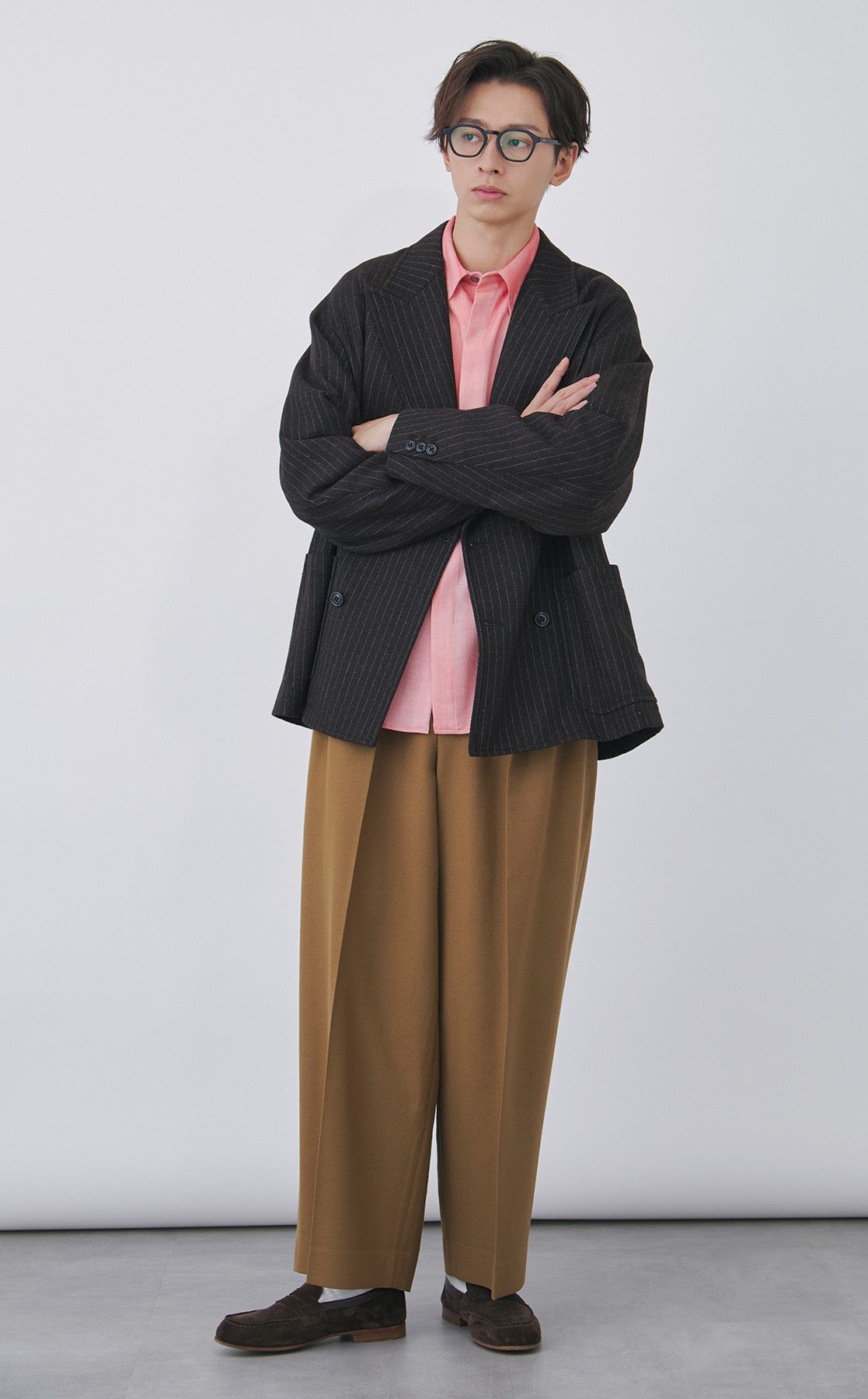 BEDWIN & THE HEARTBREAKERS｜ダブルブレストストライプジャケット