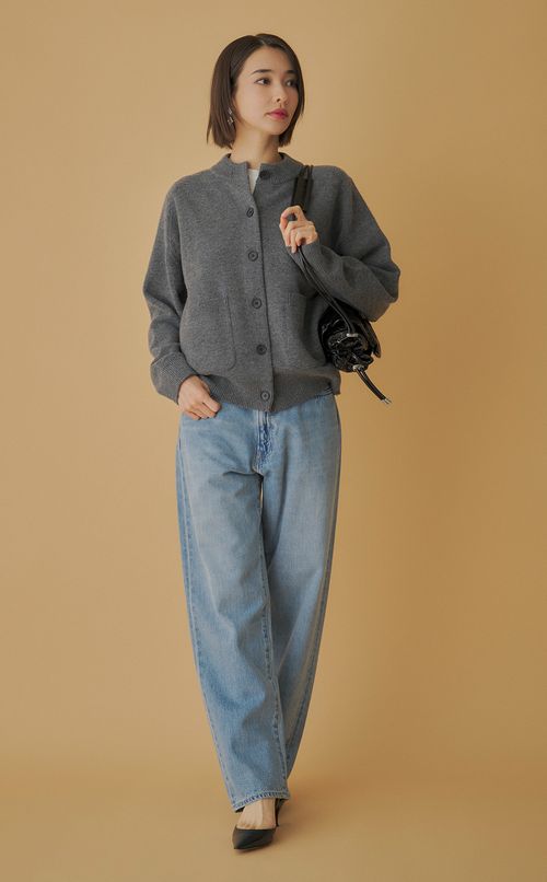 ストレートレッグデニムパンツ