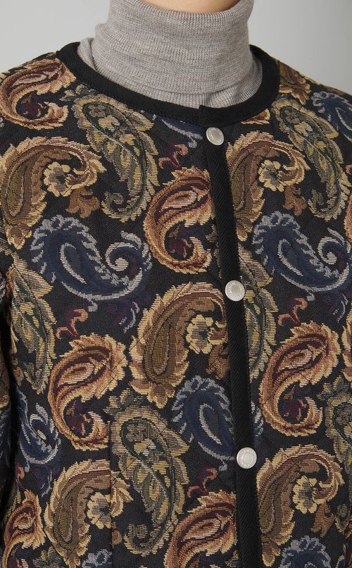ペイズリージャガードジャケット
