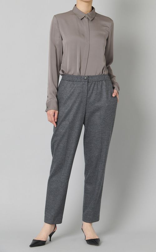 フロント比翼クラシックブラウス