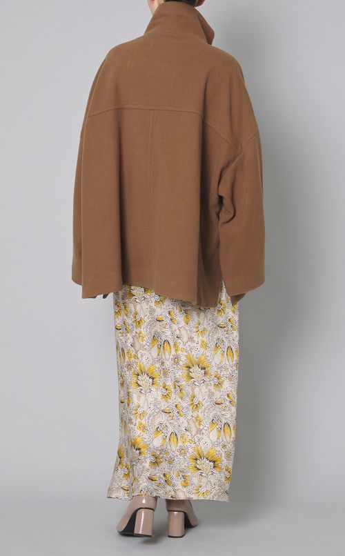 ケープスタンドカラーコート