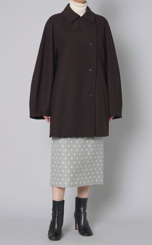 ドットフラップタイトストレートスカート