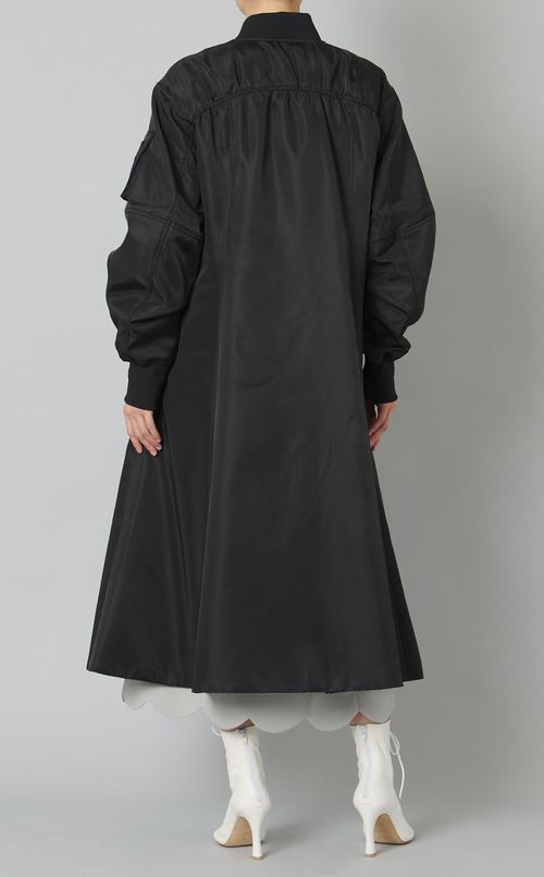 MA-1フレアロングコート