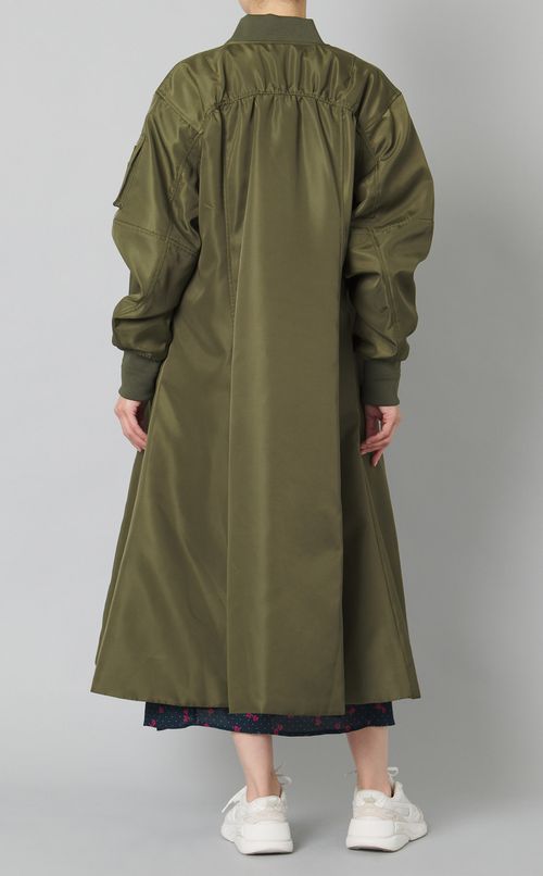 MA-1フレアロングコート