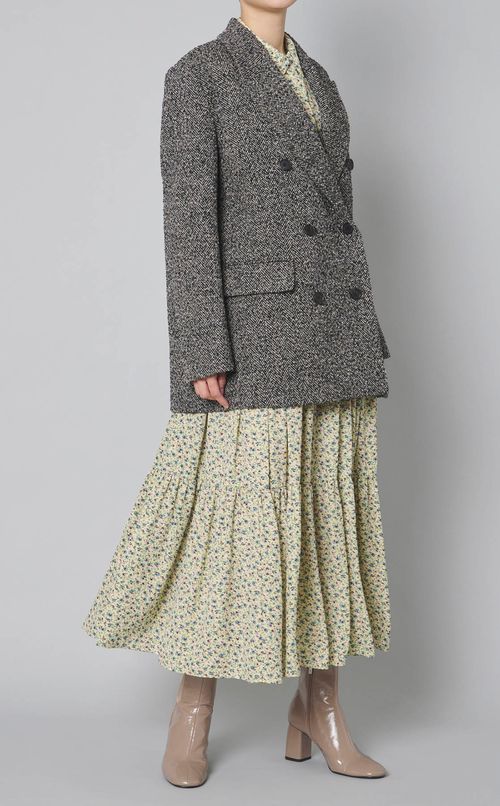 ビッグショルダーダブルジャケット