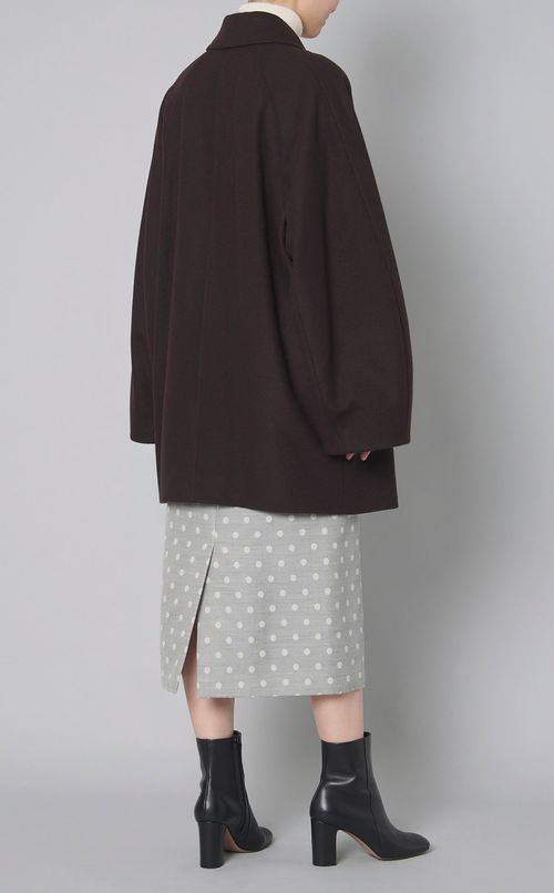 ウールメルトンミドルコート