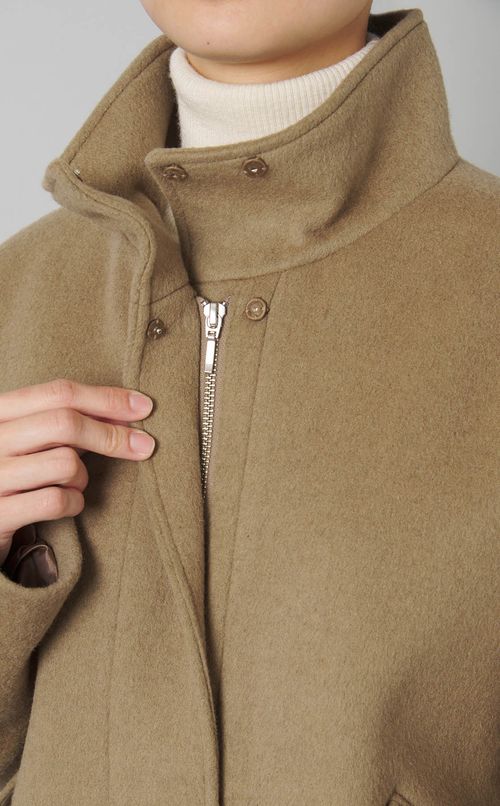 ウールスタンドカラーブルゾン