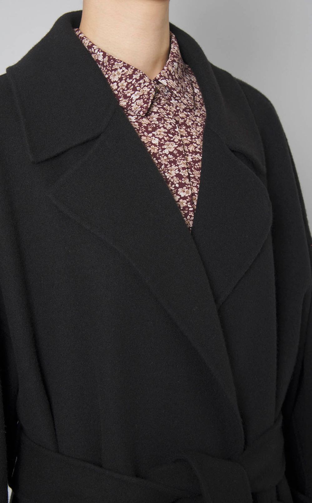 ウールロングコート