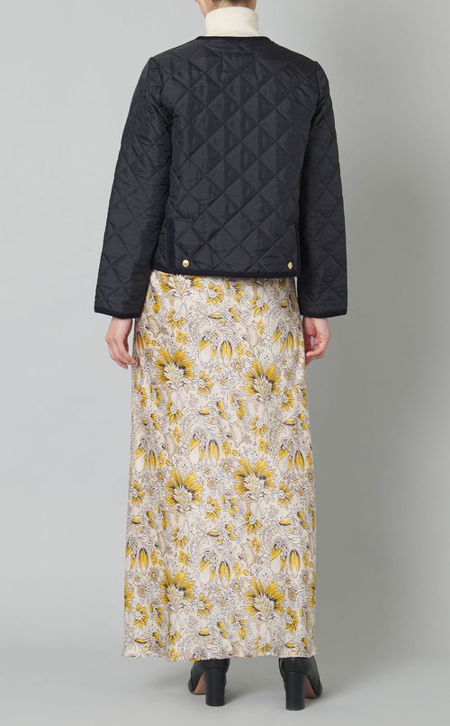 キルティングショートジャケット