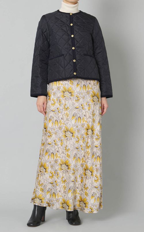 キルティングショートジャケット