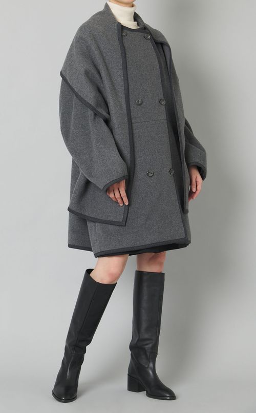 マフラーテントコート