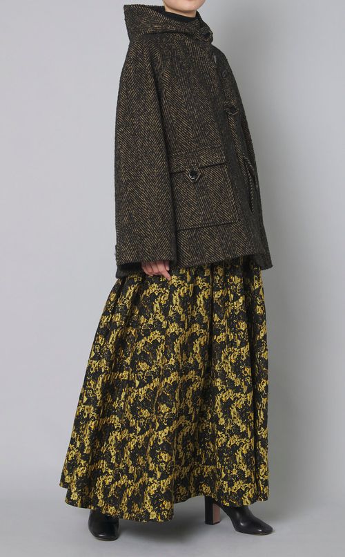 ジャガードボリュームスカート