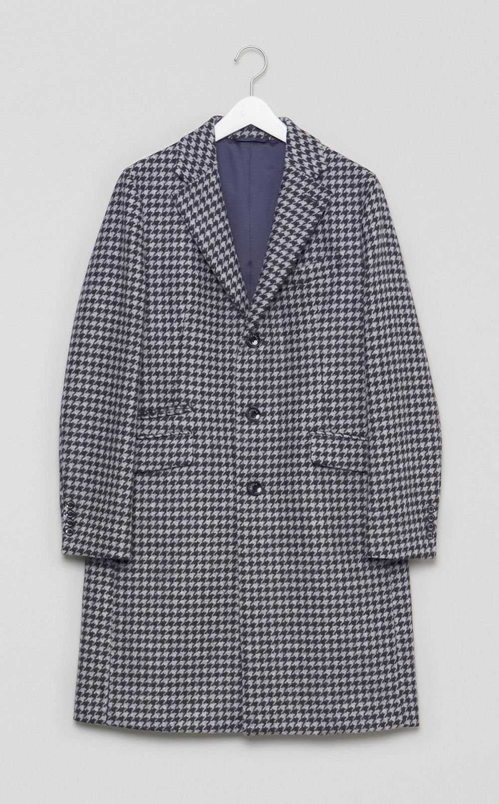 ハウンドトゥースチェスターコート