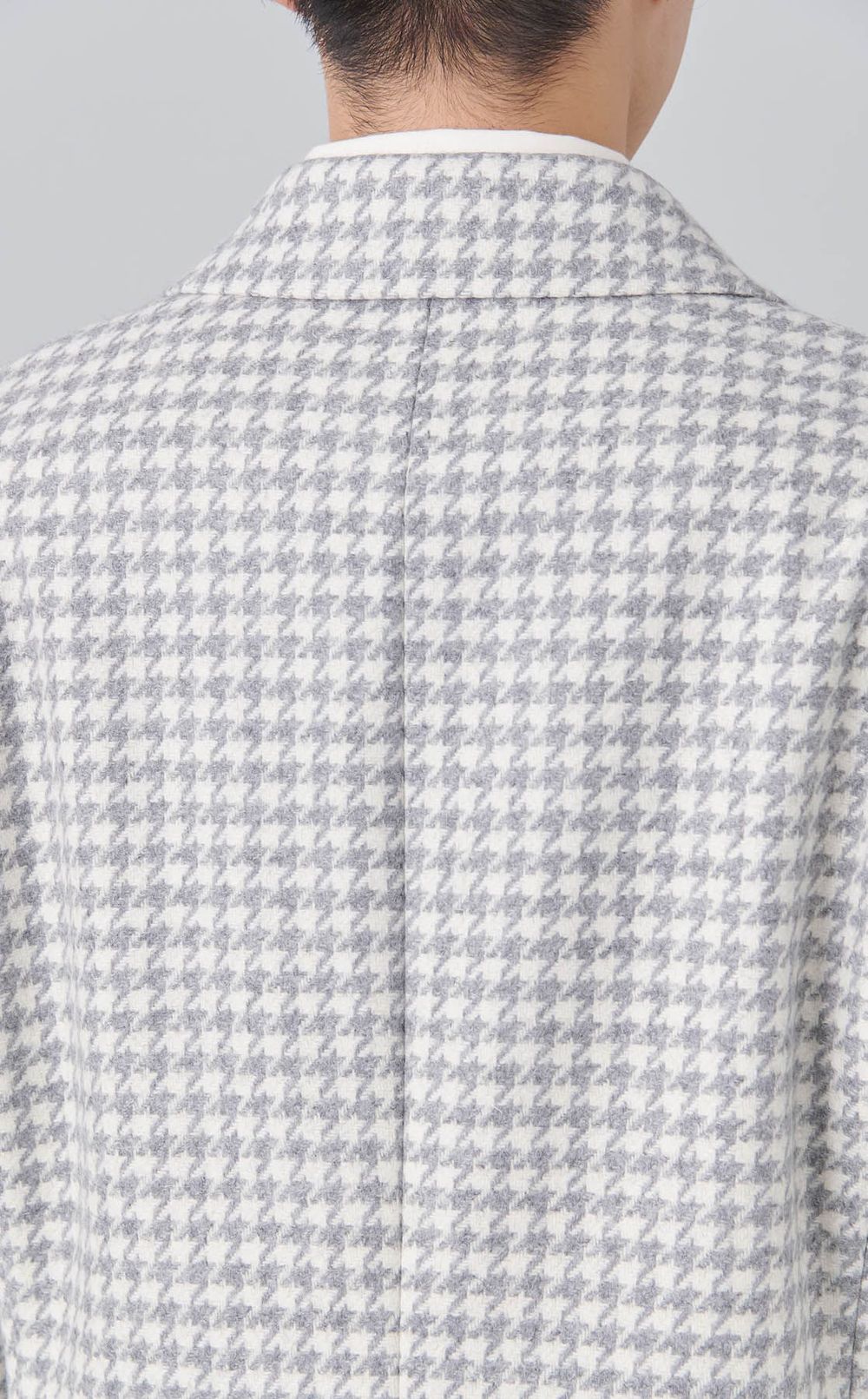 ハウンドトゥースチェスターコート