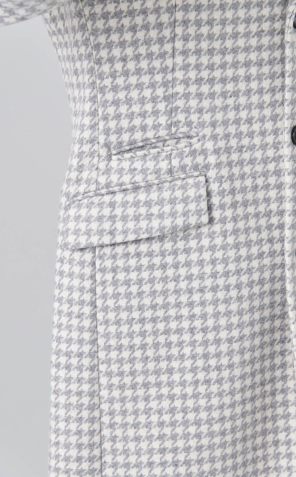 ハウンドトゥースチェスターコート