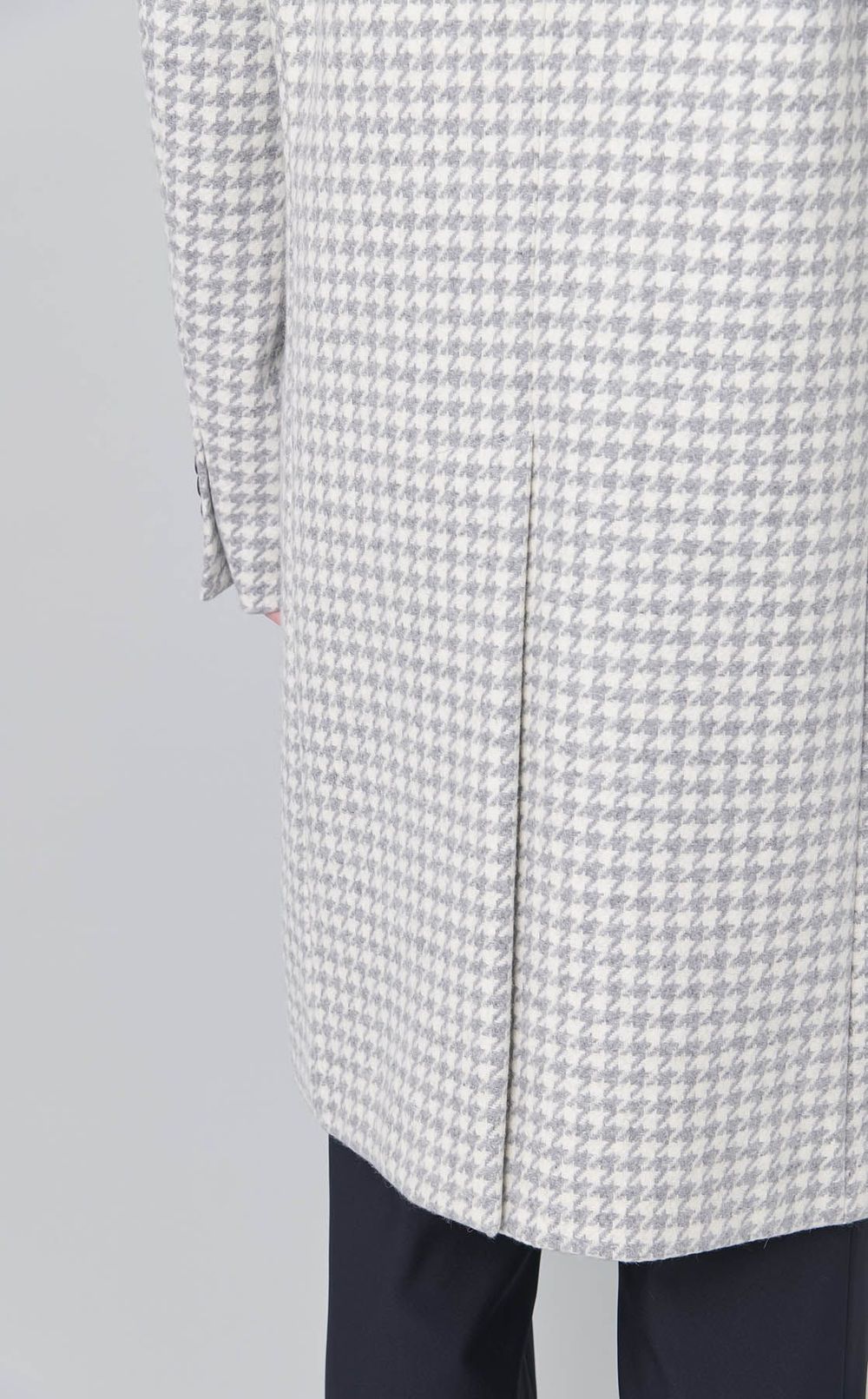 ハウンドトゥースチェスターコート