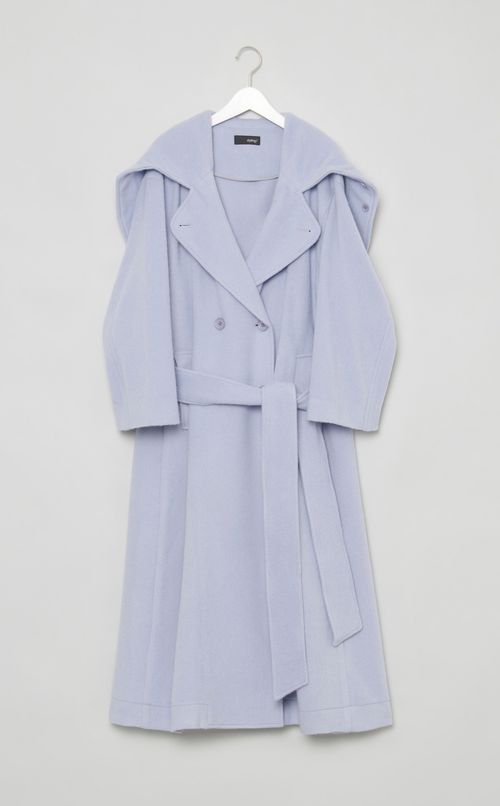 フーディーロングコート