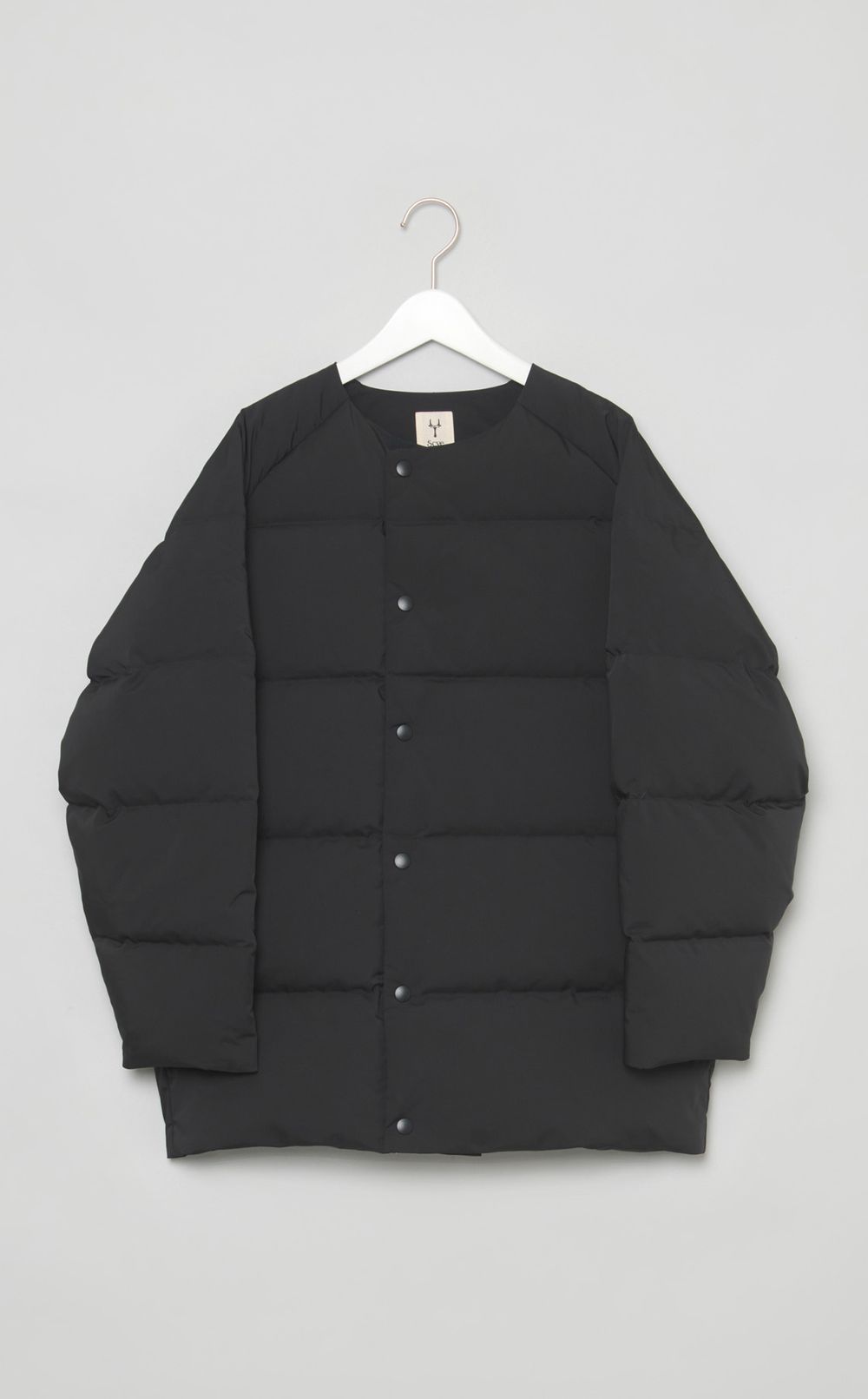 ノーカラー中綿ブルゾン