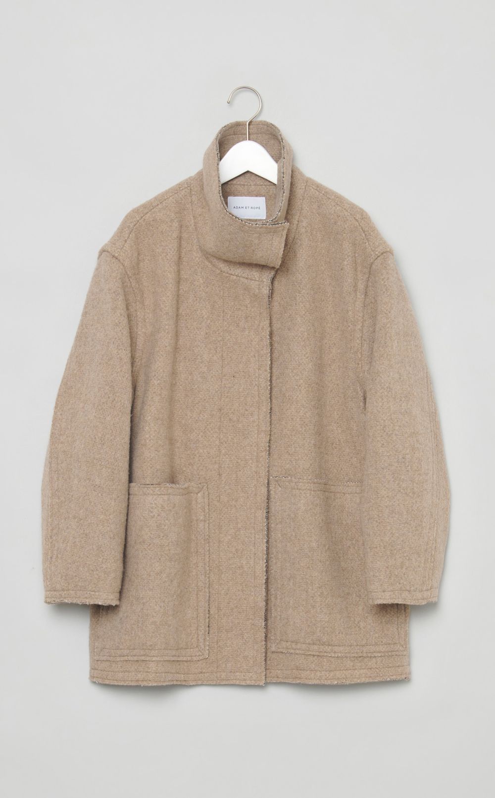 スライバースタンドカラーブルゾン