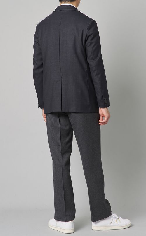 ウールデニムシャンブレージャケット