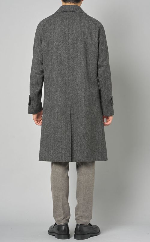 ウールツイードバルマカーンコート