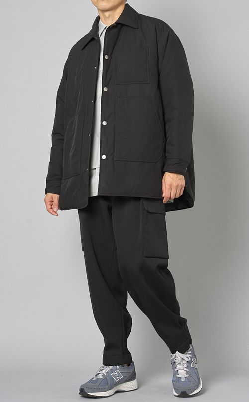 タフタオーバーシャツ