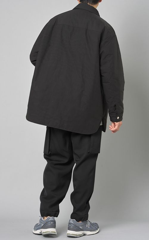 タフタオーバーシャツ