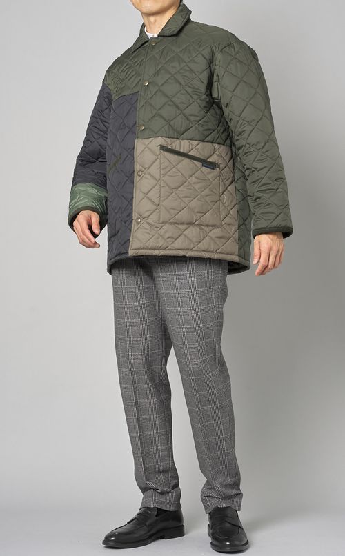 パッチワークデンハムアウター