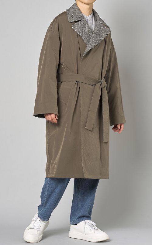 リバーシブルトレンチガウン