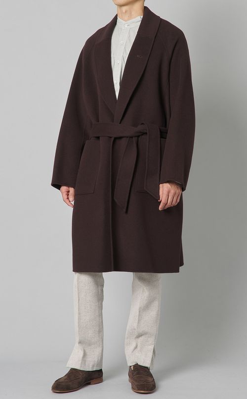ウールガウンコート
