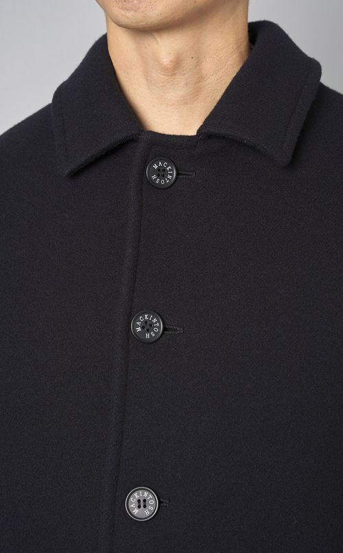 メルトンシングルPコート