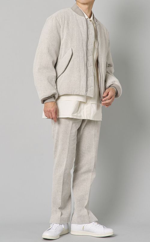 キャンバスボンバージャケット