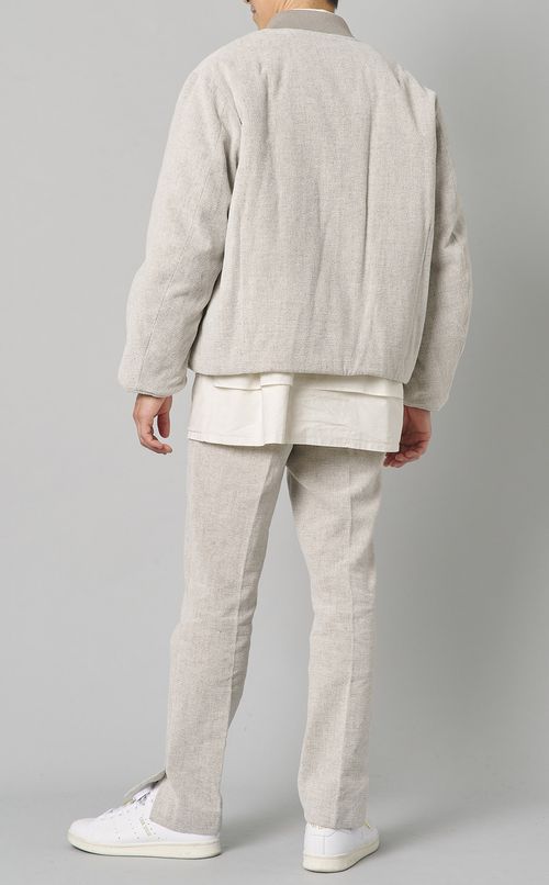 キャンバスボンバージャケット