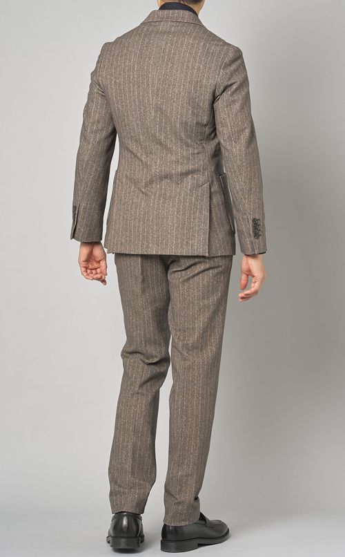 ストライププリントダブルジャケット