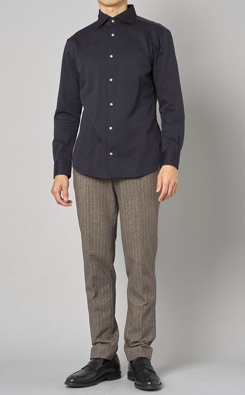 コンパクトギンガムチェックシャツ