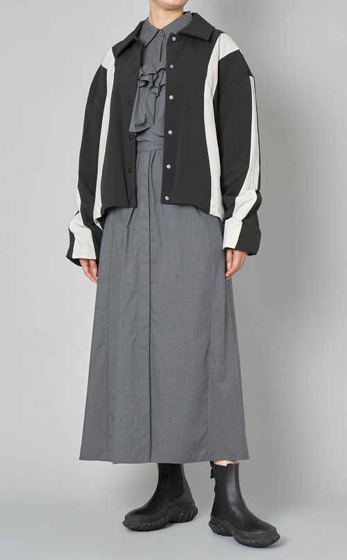 ラインカットパディングブルゾン