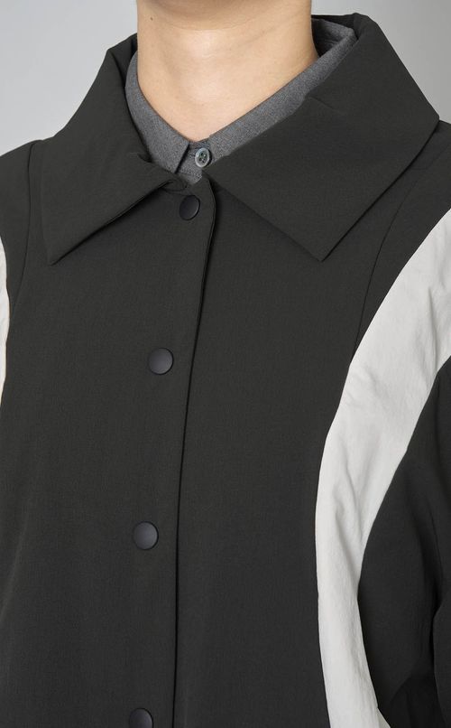 ラインカットパディングブルゾン