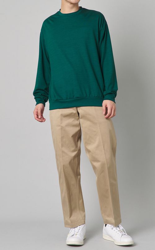 ワイドテーパードチノパンツ