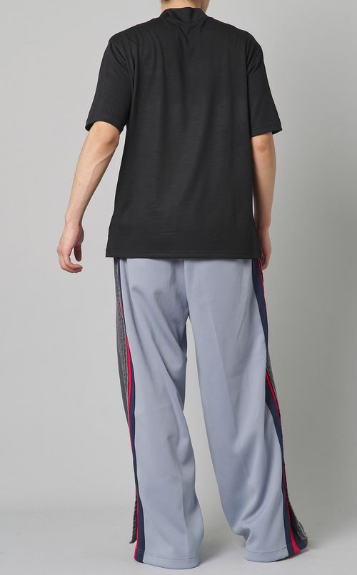 【手洗い可】ウールモックネックシャツ