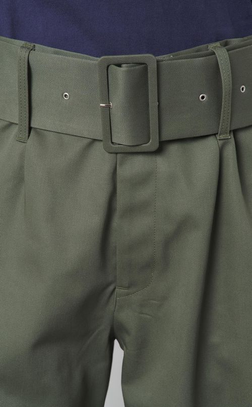 ベルテッドワイドパンツ