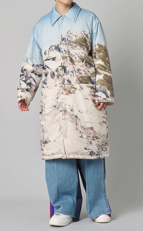 ジャージーマージングデニムパンツ