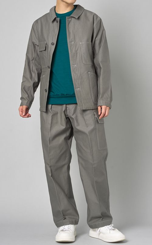 ウールジャージクルーネックプルオーバー