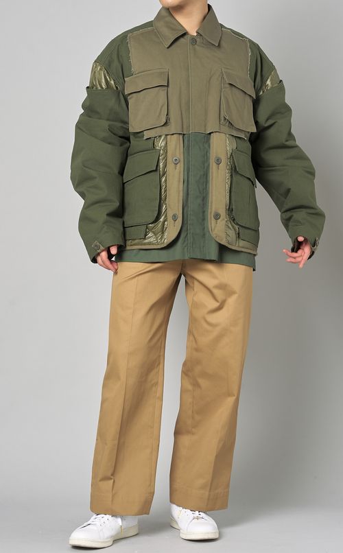 デコンストラクトミリタリージャケット