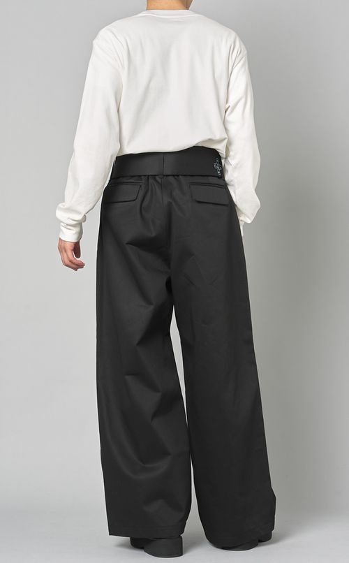 ベルテッドワイドパンツ