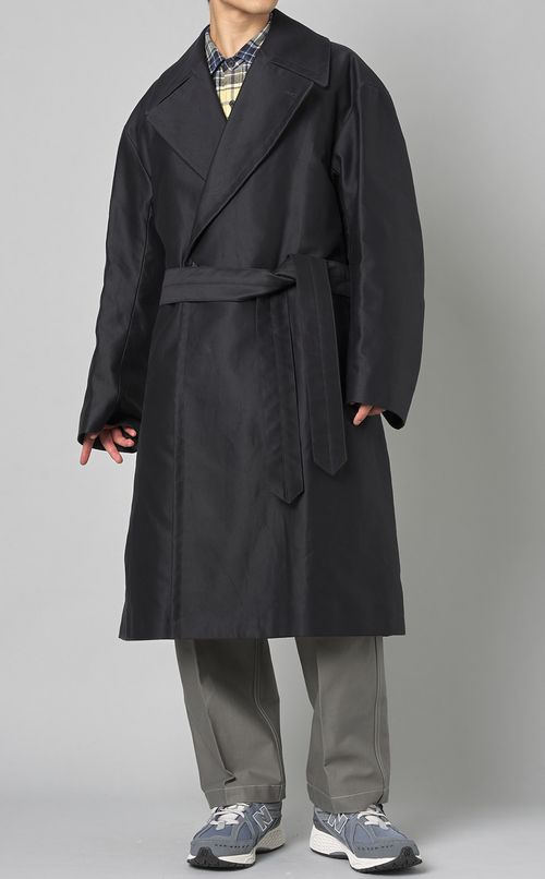 ワイドラペルオーバーコート